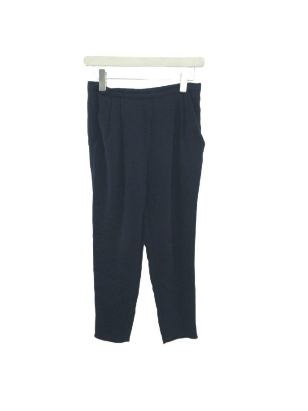 Max Mara White Tag Pants Tapered Dark Navy 36